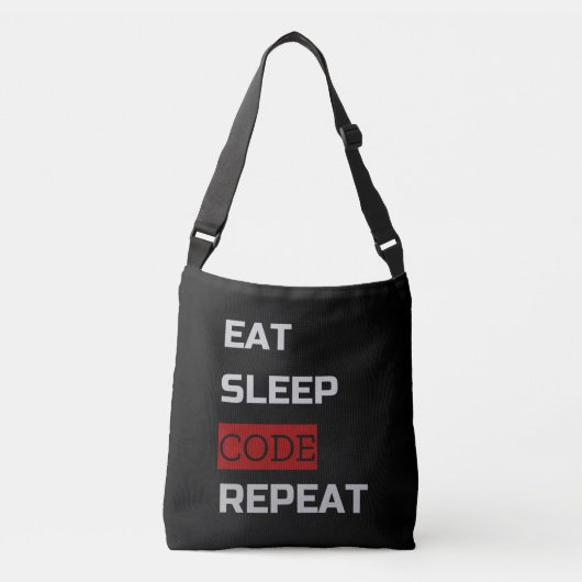 Sac Ajustable Manger Dormir CODE Répéter (Devant)