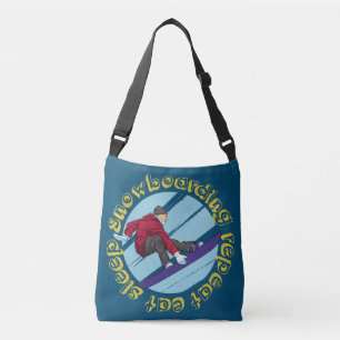 Sac Ajustable Manger Dormir Snowboard Répéter – Citation de Snow