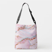 Sac Ajustable Marble Agate tendance Blue Rose Gold Collection (Dos)