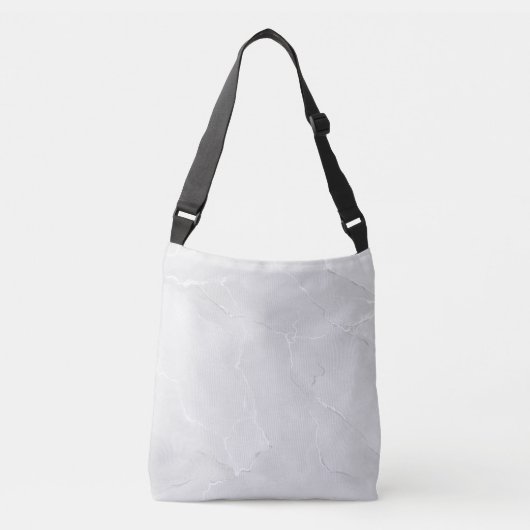 Sac Ajustable Marbre Blanc Tourbillonnant Moderne (Devant)