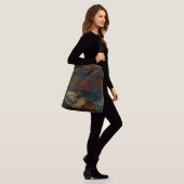 Sac Ajustable Marbre bleu, turquoise et rouille Abstrait (Sur le modèle)