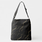 Sac Ajustable Marbre noir et or tranchant (Dos)