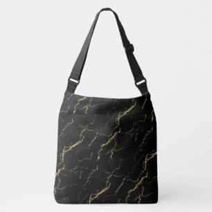 Sac Ajustable Marbre noir et or tranchant