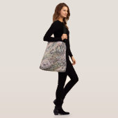 Sac Ajustable Marbre noir italien avec étincelles roses (Sur le modèle)