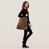 Sac Ajustable Marbre turquoise et rouille Abstrait (Sur le modèle)