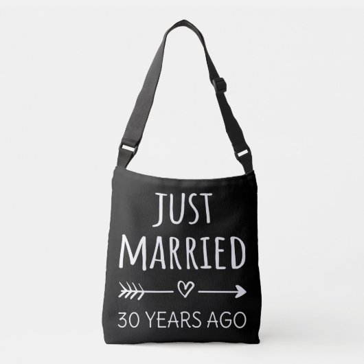 Sac Ajustable Mariés depuis 30 ans seulement (Devant)