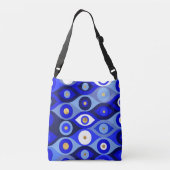 Sac Ajustable Mati Mataki grecque - Matiasma Evil Eye blues (Dos)