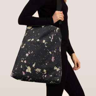 Sac Ajustable Matte Gold et Rose Gold Flakes Noir