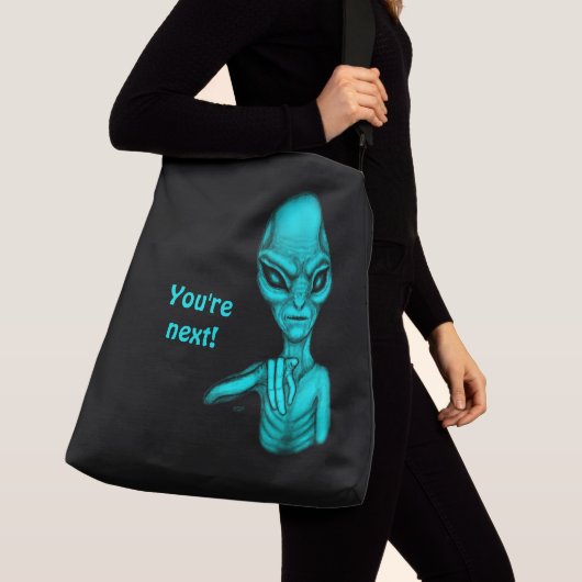 Sac Ajustable Mauvais Alien, Tu es le prochain ! (De près)