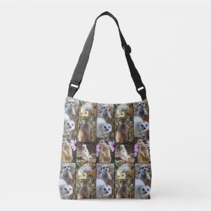 Sac Ajustable Meerkats Sur Un Collage Photo,