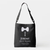 Sac Ajustable Meilleur Homme Cravate blanche Tuxedo Mariage Swag (Dos)