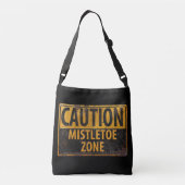 Sac Ajustable Mention Zone Mistletoe Joyeux panneau de danger de (Dos)