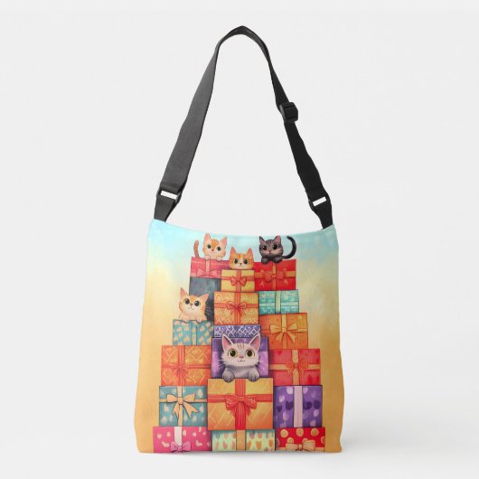 Sac Ajustable Meow Gift Birthday Tower (Devant)