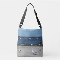 mer, eau, mouette, oiseau, voyage, bleu, ciel,