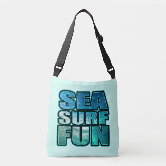 Sac Ajustable mer, vague, plaisir (Devant)