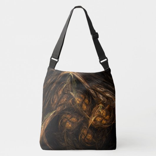 Sac Ajustable Mère Terre Abstrait Art Corps croisé (Devant)