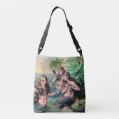 Sac Ajustable Mermaid Antique Magie Océan Nautique (Dos)