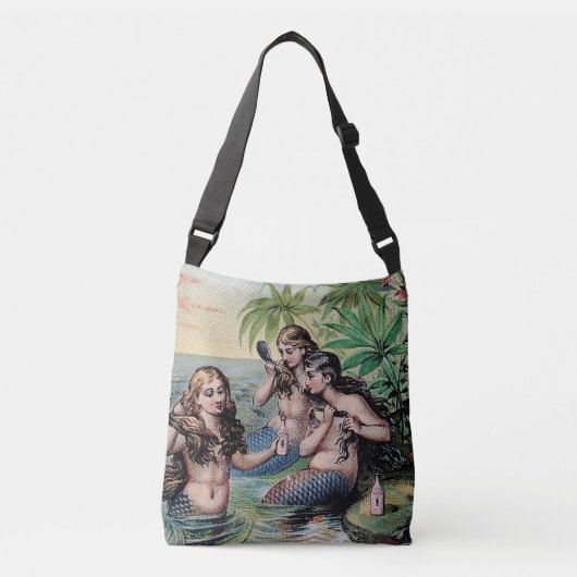 Sac Ajustable Mermaid Antique Magie Océan Nautique (Devant)