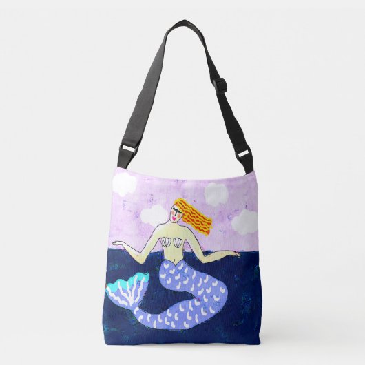 Sac Ajustable Mermaid de la mer bleue profonde (Devant)