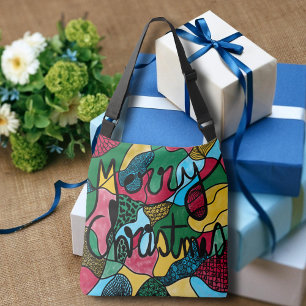 SAC AJUSTABLE MERRY NOËL NEUROGRAPHIQUE & NOIR LIGNE