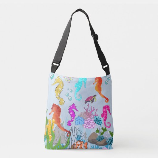Sac Ajustable Merveille sous-marine Hippocampe Splendor Carrall (Devant)