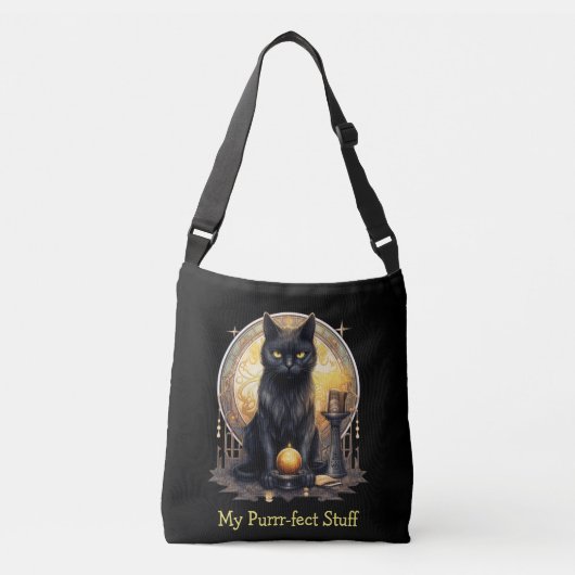 Sac Ajustable Mes trucs Purfect Black Witchy Chat (Devant)