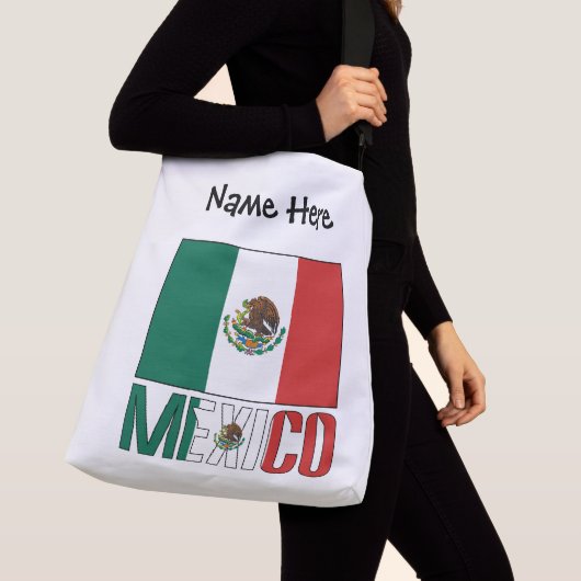 Sac Ajustable Mexique Drapeau mexicain personnalisé (De près)