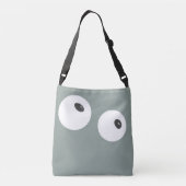 Sac Ajustable mignon, ludique, doux yeux blancs avec des élèves  (Dos)