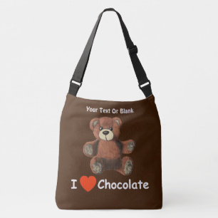 Sac Ajustable Mignonne I Coeur (Amour) Chocolat Teddy Ours