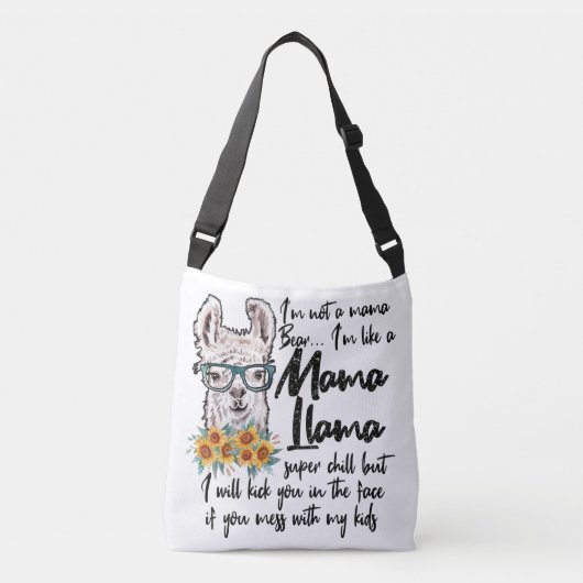 Sac Ajustable Mignonne Mama Llama (Devant)