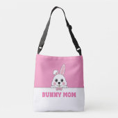 Sac Ajustable Mignonne maman lapin rose (Dos)