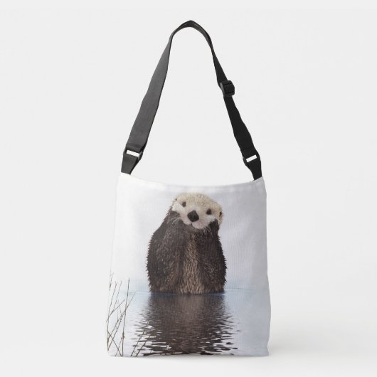 Sac Ajustable Mignonne Otter en furie dans l'eau (Devant)