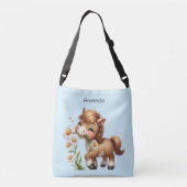 Sac Ajustable Mignonne Pony Mange Manger Des Marguerites (Dos)