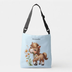 Sac Ajustable Mignonne Pony Mange Manger Des Marguerites