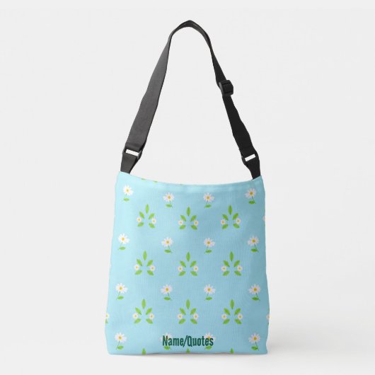 Sac Ajustable Minimalist Spring Floral Pattern (Devant)