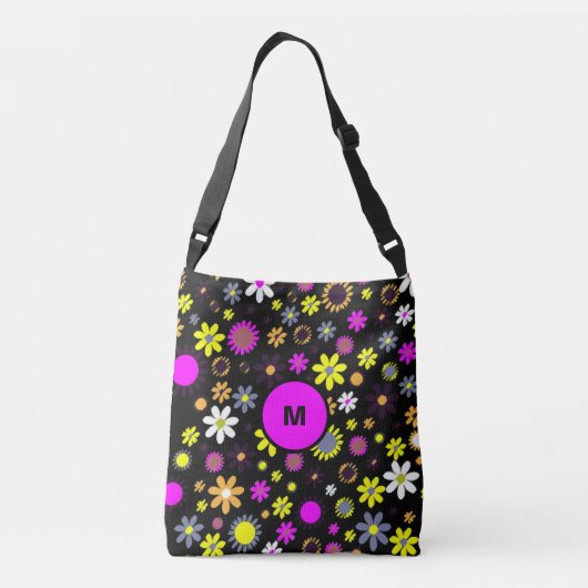 Sac Ajustable Mod Black Floral (Dos)