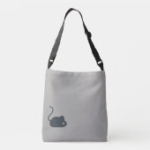 Sac Ajustable Mode Crossbody Fourre-tout de chat et de souris (Dos)