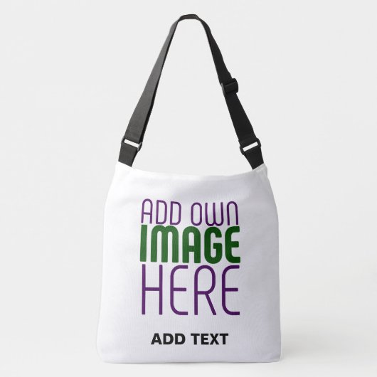 SAC AJUSTABLE MODÈLE DE TEXTE D'IMAGE BLANCHE SIMPLE MODERNE (Devant)