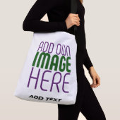 SAC AJUSTABLE MODÈLE DE TEXTE D'IMAGE BLANCHE SIMPLE MODERNE (De près)