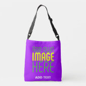 SAC AJUSTABLE MODÈLE DE TEXTE D'IMAGE VIOLET SIMPLE MODERNE (Dos)