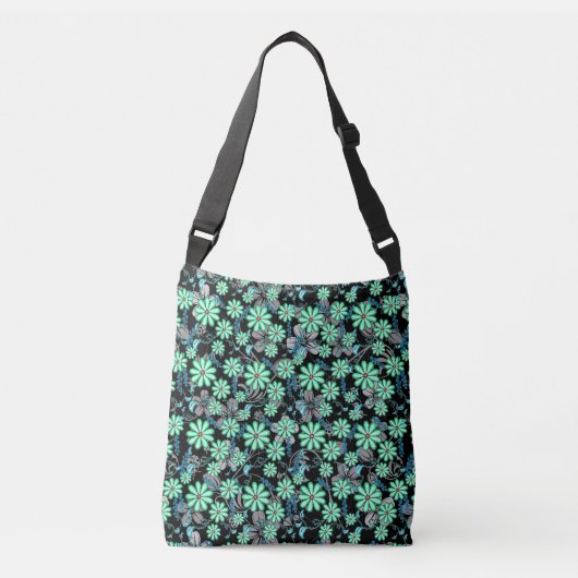 Sac Ajustable Modèle floral 17,b BG noir (Devant)