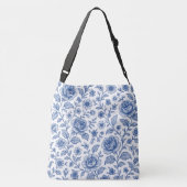 Sac Ajustable Modèle Floral Royal Bleu Rose (Dos)