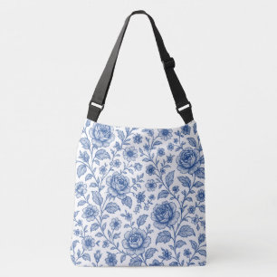 Sac Ajustable Modèle Floral Royal Bleu Rose