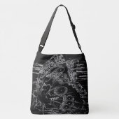 Sac Ajustable Modèles d'insectes : Belles papillons 08 (Dos)