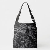 Sac Ajustable Modèles d'insectes : Belles papillons 08 (Devant)