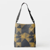 Sac Ajustable Modern, abstract, urban geometric triangle pattern (Dos)