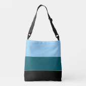 Sac Ajustable Modern Black Blue Turquoise  (Dos)