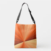 Sac Ajustable Moderne Abstrait Orange Rouge Vanille Graphique Fr (Dos)