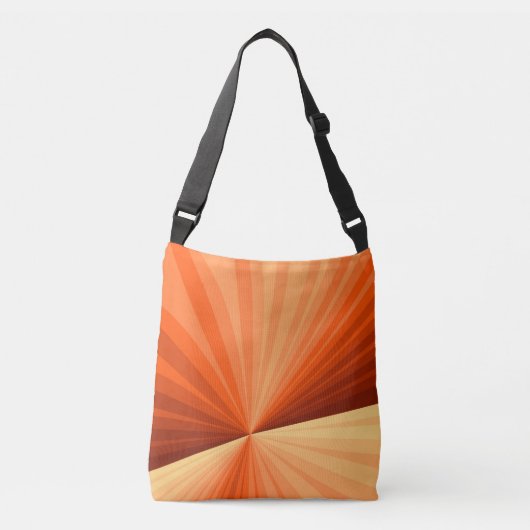 Sac Ajustable Moderne Abstrait Orange Rouge Vanille Graphique Fr (Devant)