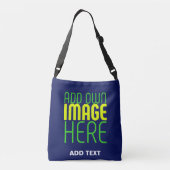 SAC AJUSTABLE MODERNE ÉDITABLE CUTE MARINE BLEU IMAGE MODÈLE TEX (Dos)